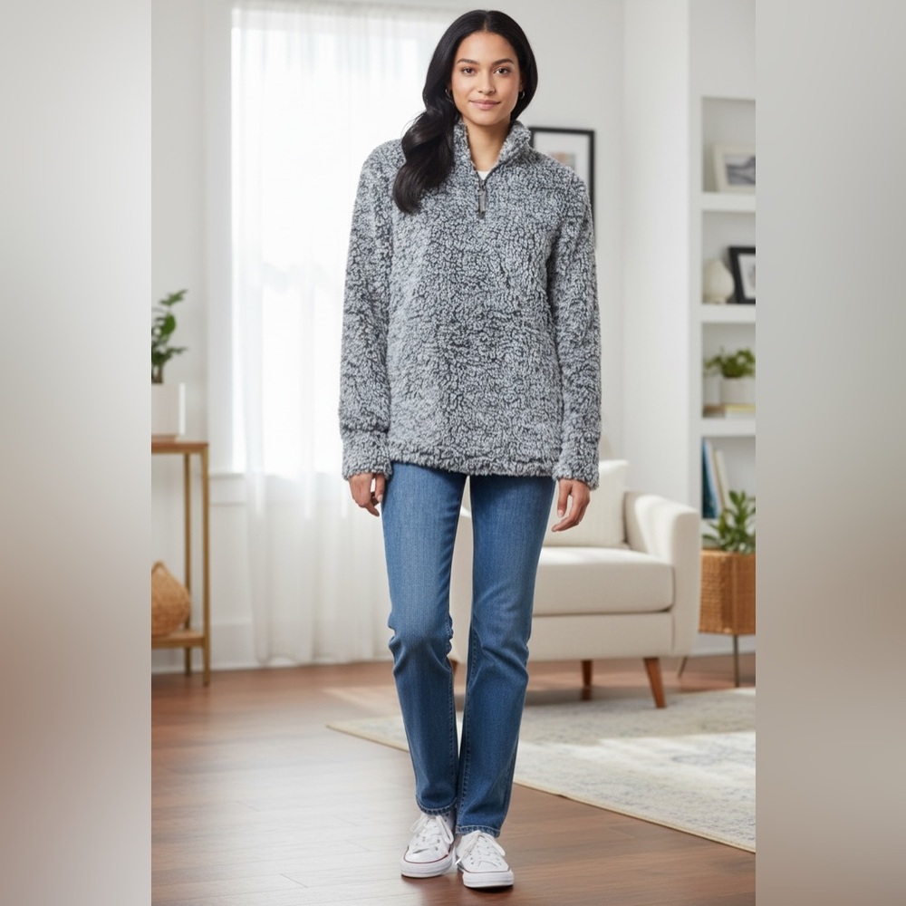 Weatherproof Vintage Sherpa 1/4 Zip Pullover XL- XXL NWT Ultra‑Soft Cozy Fleece